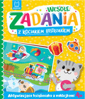 Wesołe Zadania z Kociakiem Bystrzakiem. Książeczka z Naklejkami 4+ Katarzyna Łanocha