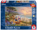 Puzzle 1000 Thomas Kinkade Disney Kaczor Donald i Daisy Schmidt Premium Quality