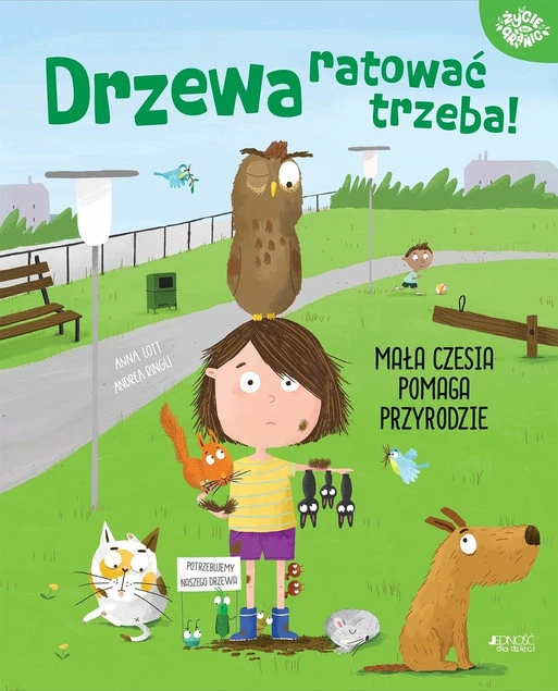Okładka książki: Drzewa ratować trzeba! Mała Czesia pomaga przyrodzie