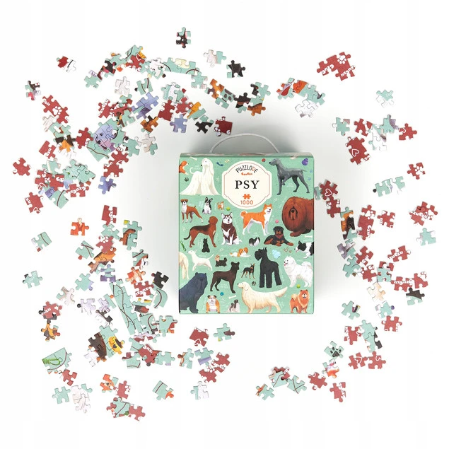 CzuCzu Puzzlove Puzzle Rodzinne Psy 1000 elementów 93228_3