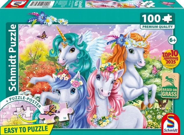 Puzzle Schmidt Spiele Zdjęcie Jednorożców 100 elementów