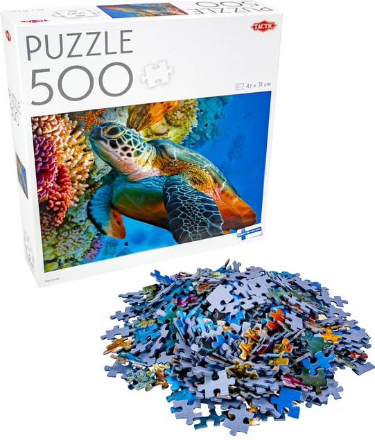 Puzzle Tactic 500 Sea Turtle - Układanka z Żółwiem Morskim