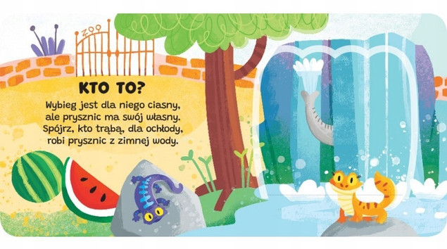 Książeczka z okienkami Kto to? Zwierzęta ZOO – Katarzyna Łanocha
