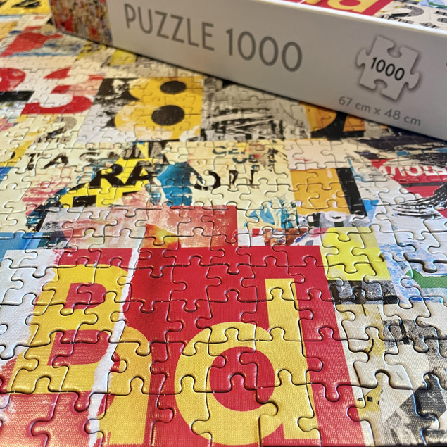 Puzzle Tactic 1000 el. Poster Collage Pattern Fińskie 67x48cm
