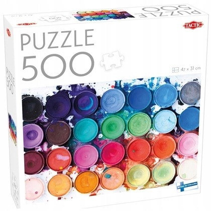 Puzzle Tactic 500 Water Colors - Akwarelowy Obraz 47x31cm
