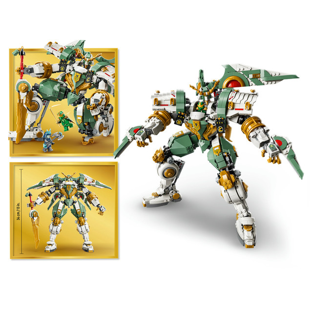 LEGO NINJAGO 71860 Tytanowy Robot Lloyda: 15 lat NINJAGO – Zestaw Kolekcjonerski
