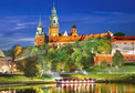 Puzzle 1000 Zamek Na Wawelu ZAMEK KRÓLEWSKI Kraków Wawel Polska 12+ Castor