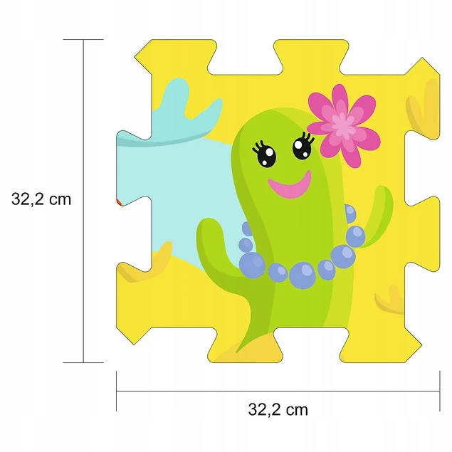 Kaktusiaki Śpiewaki - Miękkie puzzle dla dzieci