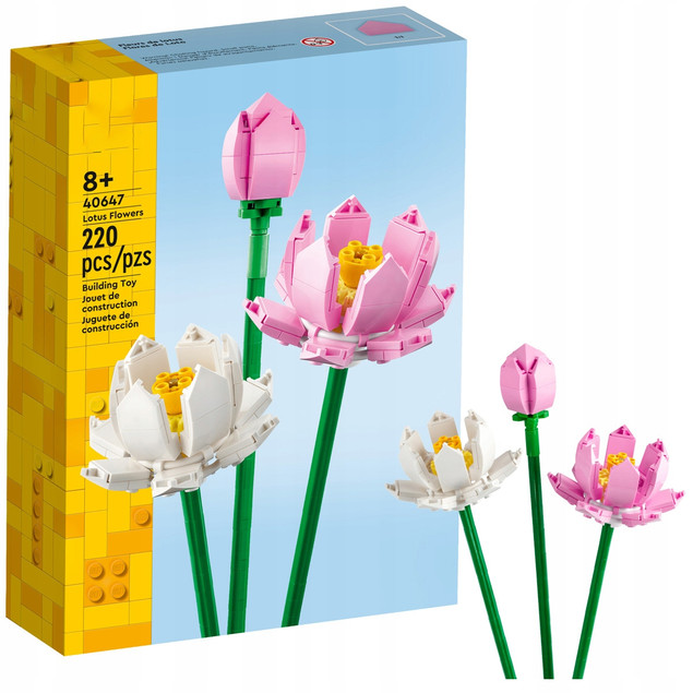 LEGO Icons Kwiaty Lotosu 220 el. 8+ 40647