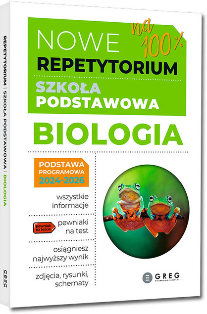 Nowe Repetytorium. Biologia. Szkoła podstawowa. Podstawa programowa 2024-2026