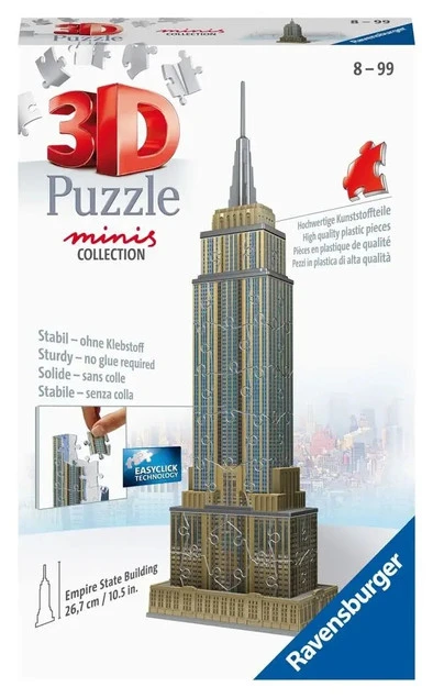 Puzzle 3D Mini budowle Empire State Building Ravensburger
