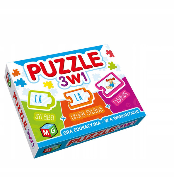 Co Robi Miś? Puzzle Edukacyjne Dla Dzieci 2+ Granna 03529