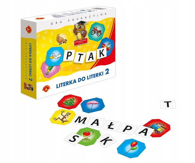 Literka Do Literki 2 Gra Edukacyjna Dla Dzieci Wyrazy 5+ Alexander 0461