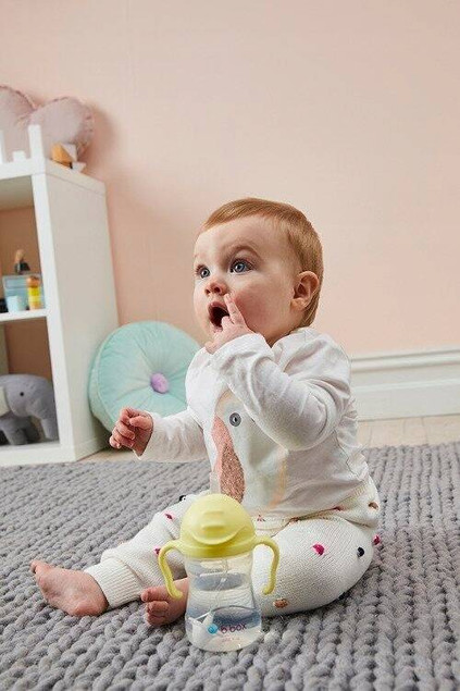 b.box Bidon ze słomką Gelato Banana Split 6 m+ 240 ml