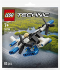 LEGO Technic 30736 Biały Wodnosamolot – Model Konstrukcyjny z Obracanym Śmigłem