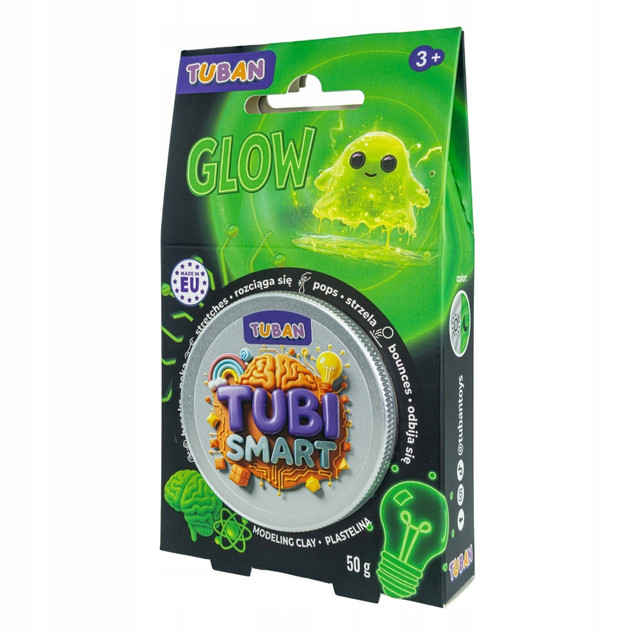 TUBI SMART PLASTELINA - GLOW 50 g