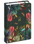 Kalendarz Książkowy 2026 A5 384k NATURA Metallic Savage Interdruk