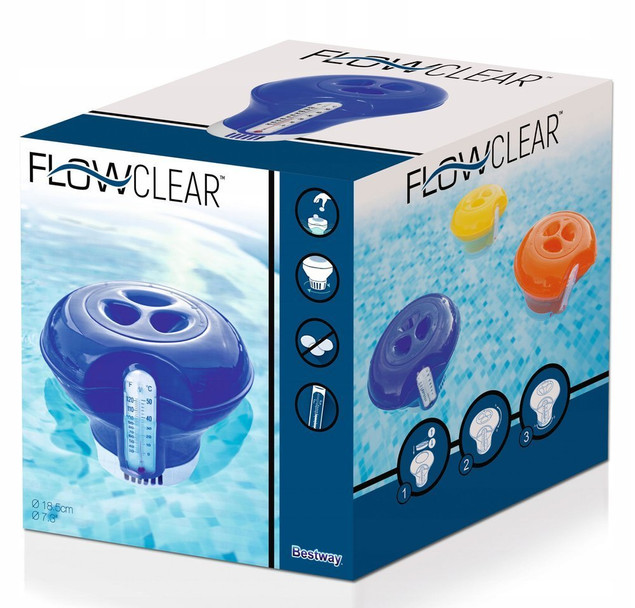 Pływak, dozownik chemii basenowej z termometrem - Bestway 58209