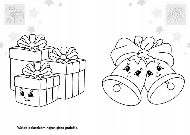 Brzdące kolorują. Mikołaj