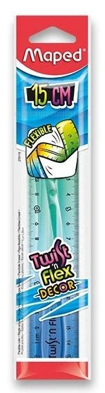 Linijka Twist'n Flex Decor niełamliwa 15cm MAPED