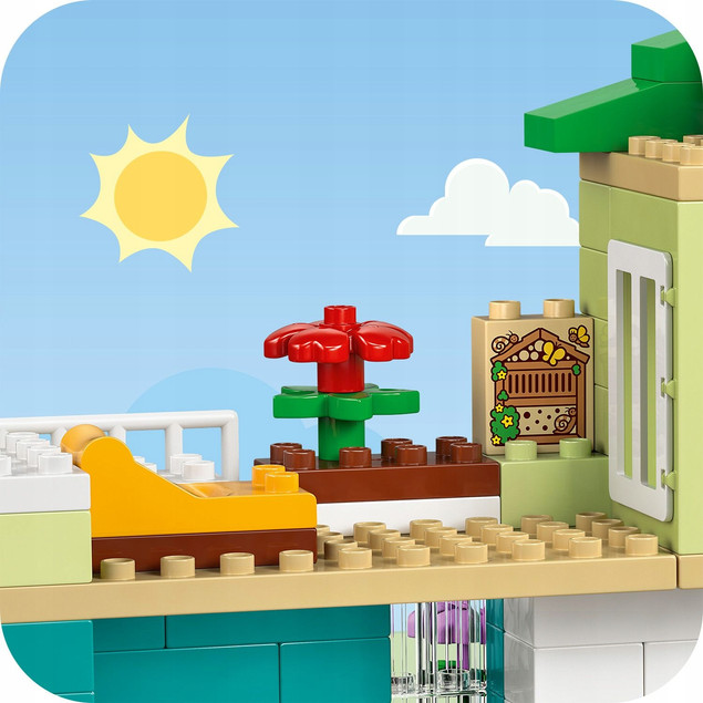LEGO 10470 DUPLO Nowoczesny dom rodzinny 3 w 1 z figurkami
