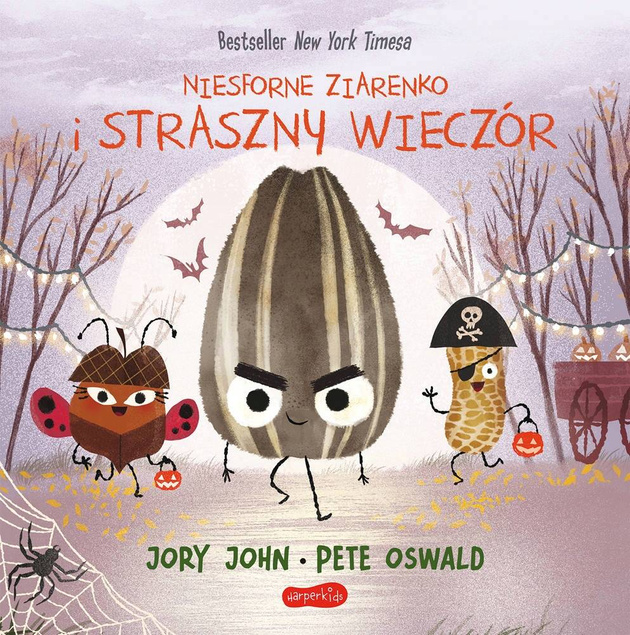 Niesforne Ziarenko i Straszny Wieczór Smaczna... Jory John 3+ HarperKids