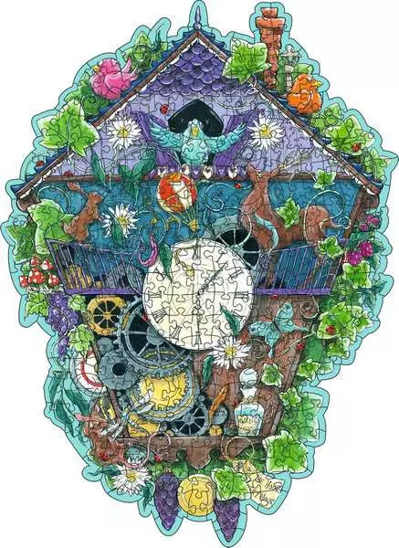 Puzzle Ravensburger Zegar z kukułką drewniane 300 elementów