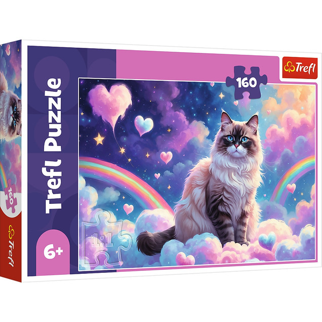 Puzzle 160 Domowy kotek Trefl