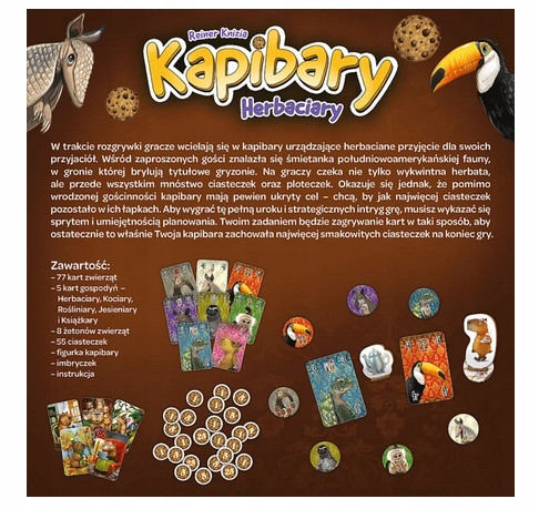 Kapibary Herbaciary – gra karciana 77 kart, Trefl
