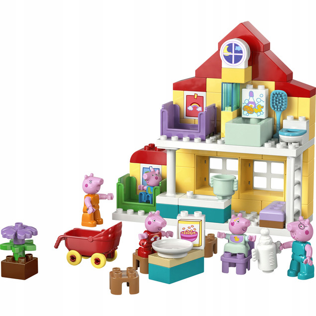 LEGO DUPLO Świnka Peppa Dom rodzinny 10467 – Zabawa z Całą Rodziną