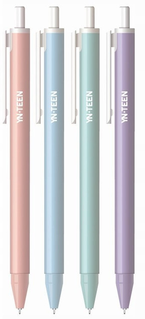 Długopis Automatyczny Biurowy Szkolny Żelowy Pastel Interdruk