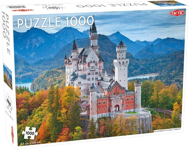 Puzzle Tactic 1000 elementów Zamek Neuschwanstein