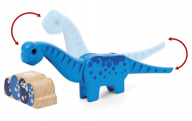 Kolejka Brio na Baterie z Dinozaurami i Świetlnymi Efektami