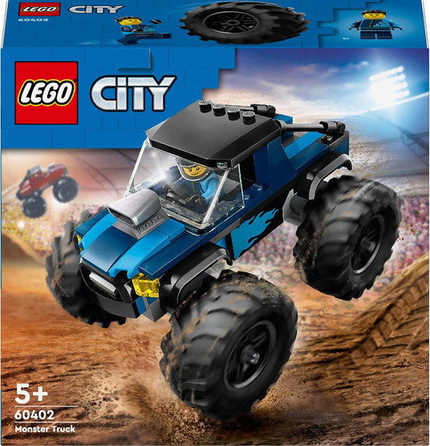 LEGO City Niebieski Monster Truck 148el. 5+ 60402