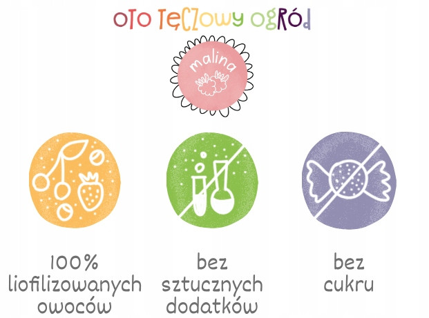 Liofilizowane maliny w proszku 40g