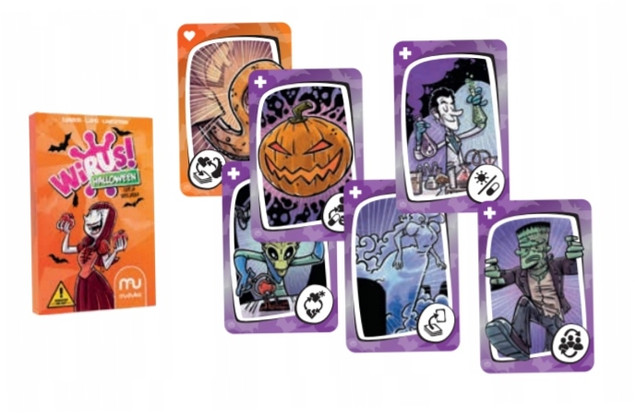 Gra Wirus! Halloween Dla Dzieci Dodatek Karty Karciana Rodzinna 8+ Muduko