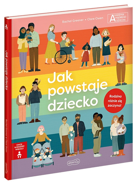 Jak Powstaje Dziecko Akademia Mądrego Dziecka Rachel Greener 7+ HarperKids