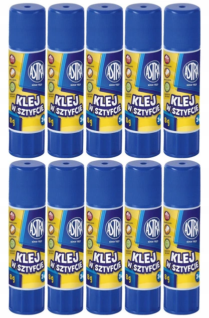 10x Astra Klej w sztyfcie 8g
