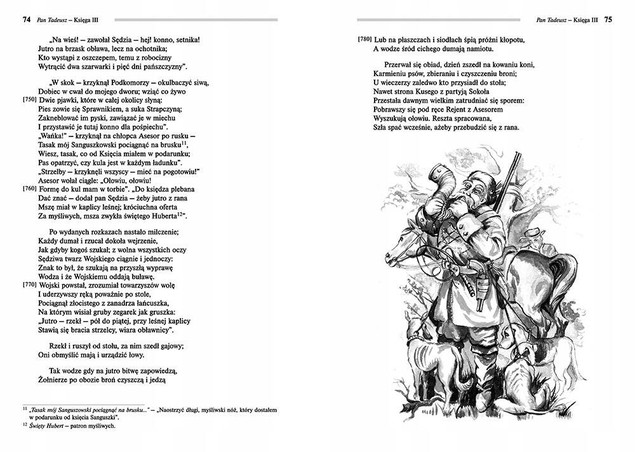 Pan Tadeusz Adam Mickiewicz Lektura z Opracowaniem Greg Twarda Oprawa