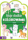 Kolorowanka Koniki Moje Słodkie z Naklejkami Zielona Sowa
