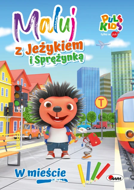W mieście. Maluj z Jeżykiem i Sprężynką