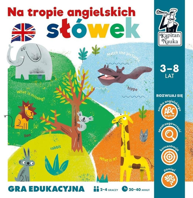 Gra edukacyjna - Na tropie angielskich słówek