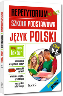 Repetytorium Szkoła Podstawowa Język Polski kl. 4-6 r. 2024 Greg