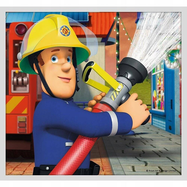 Puzzle 4w1 Układanka Dla Dzieci STRAŻAK SAM Ekipa Ratunkowa 4+ Trefl 90356