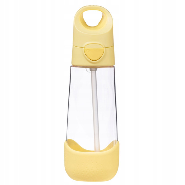 B.Box Bidon Butelka Tritanowa ze Słomką 600 ml Lemon Twist dla Dzieci
