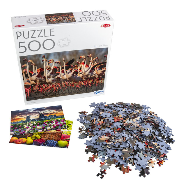 Puzzle 500 Tactic: Duże Flamingi – Relaksacyjna Układanka