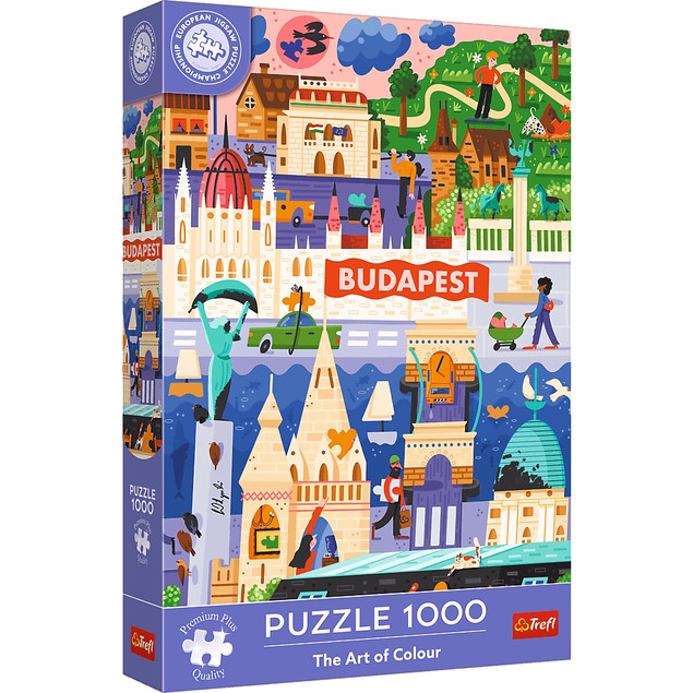 Puzzle Trefl 1000 el. Mistrzostwa Europy Budapeszt – Edycja Kolekcjonerska