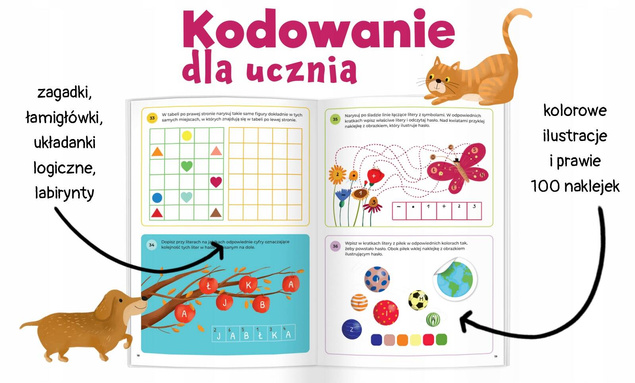 Kodowanie Dla Ucznia Zabawy Bez Komputera Ćwiczenia Kody 7+ Kapitan Nauka