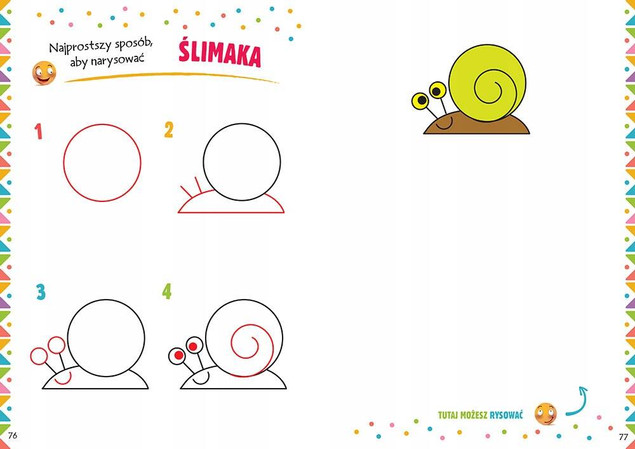 Malowanki z kolorowym wzorem. Pierwsze kroki rysowania. Najprostszy sposób, aby narysować…