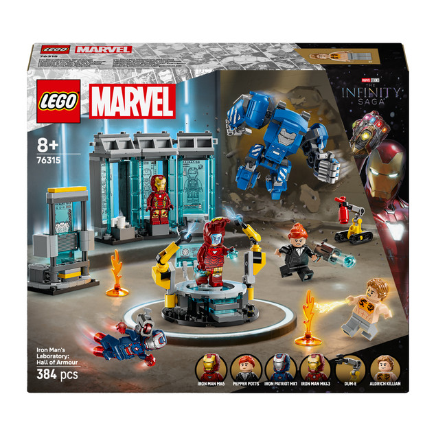 LEGO Marvel 76315 Laboratorium Iron Mana: Zbrojownia